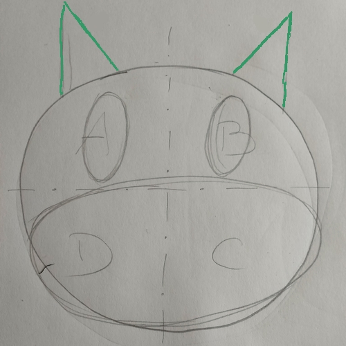 étape d'un dessin d'Ounabrak