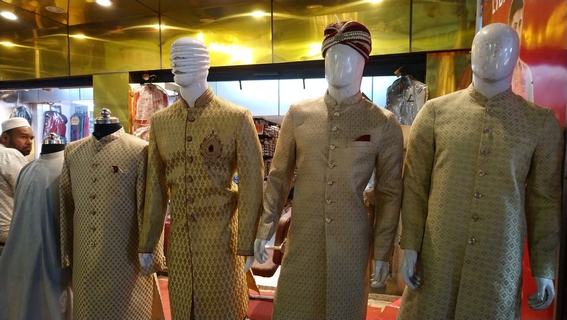 des vêtements d'hommes en inde